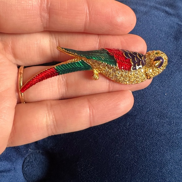 Beautiful vintage parrot broach - Picture 2 of 4